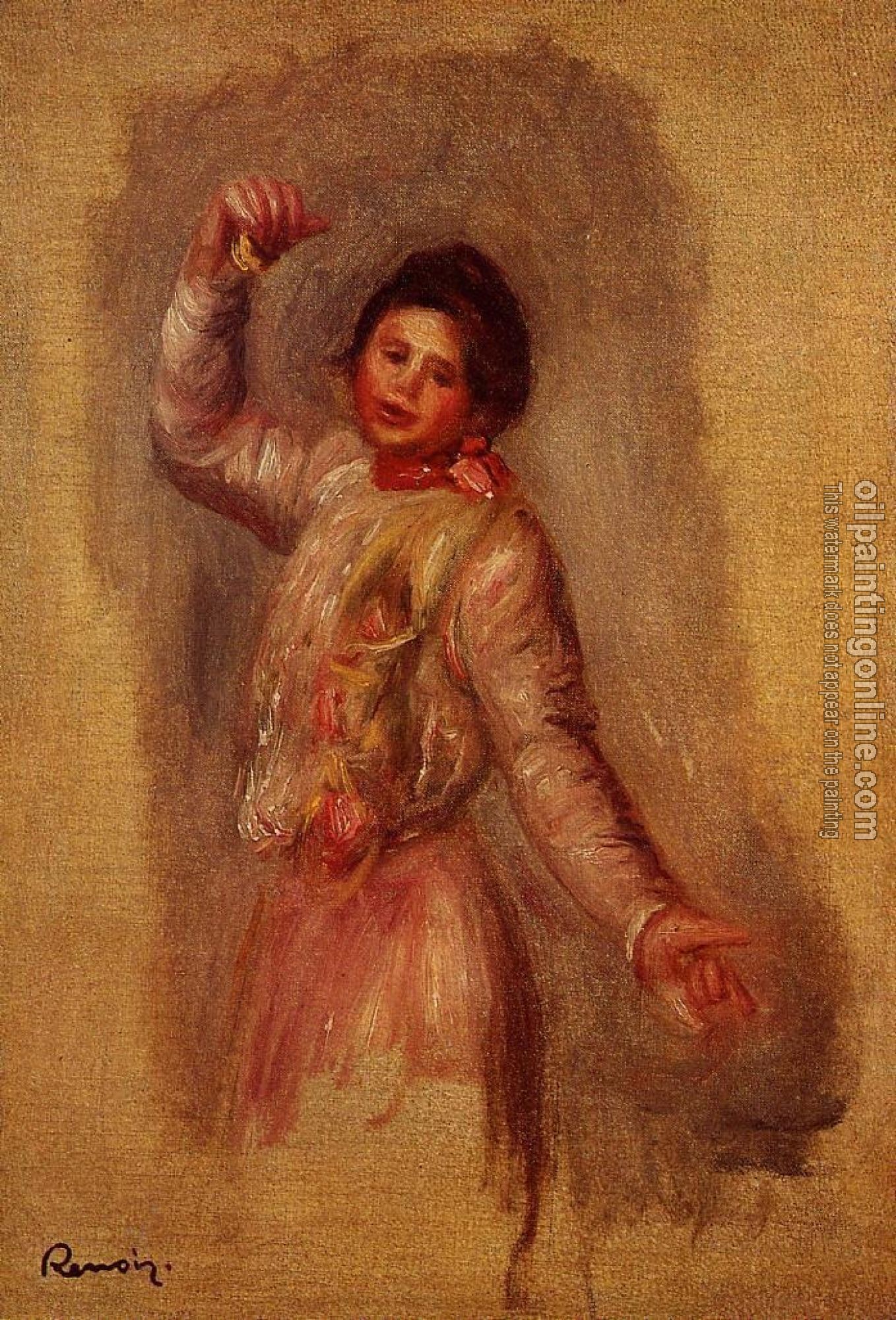 Renoir, Pierre Auguste - Dancer with Castanets